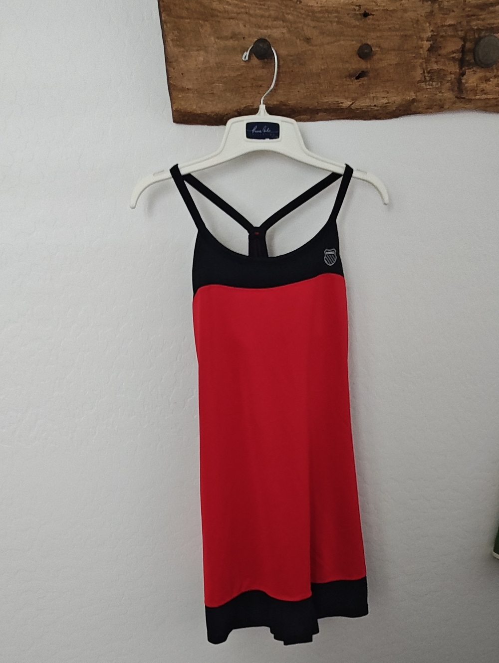 K Swiss red Black Tennis Dress
